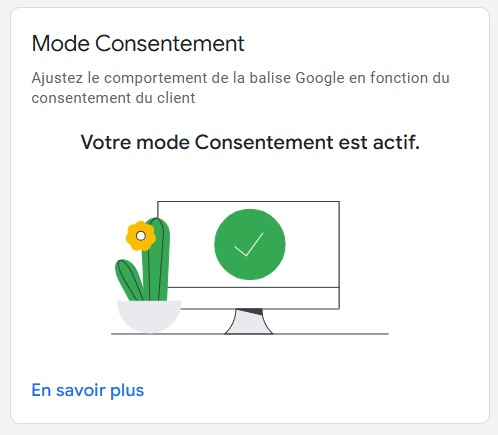 Validation par Google Ads du consent mode pour votre site
